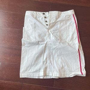 Pilcro white skirt
